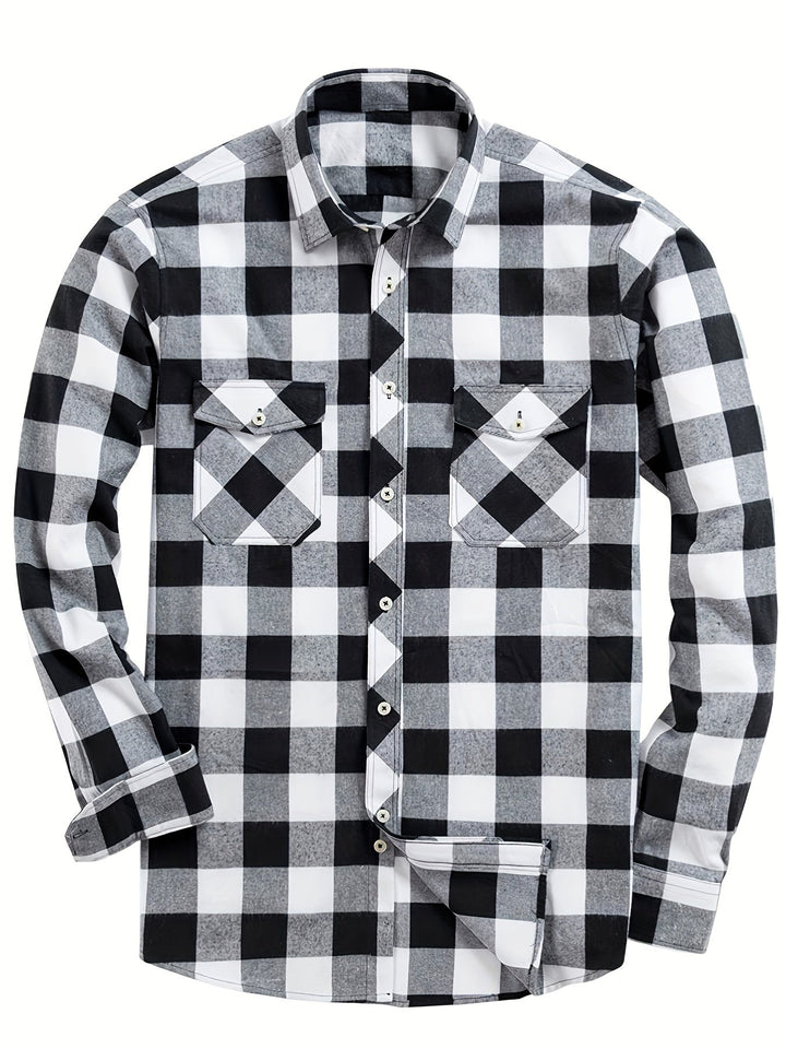 Men's Plaid Flannel Shirt