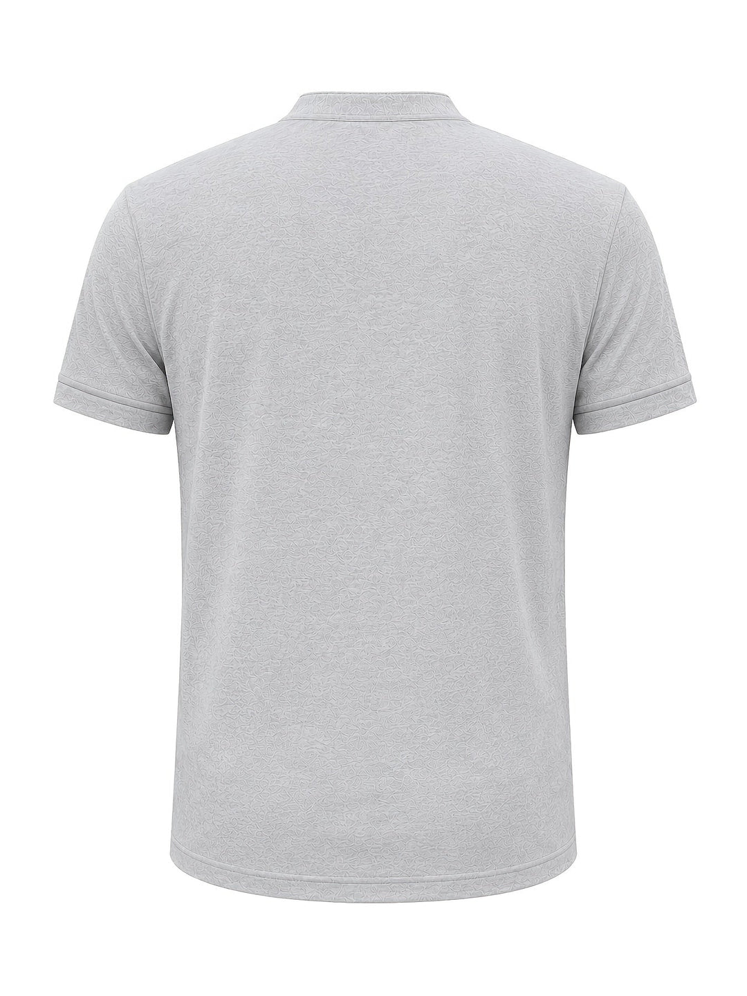 Men's Short Sleeve Stand Collar Shirt