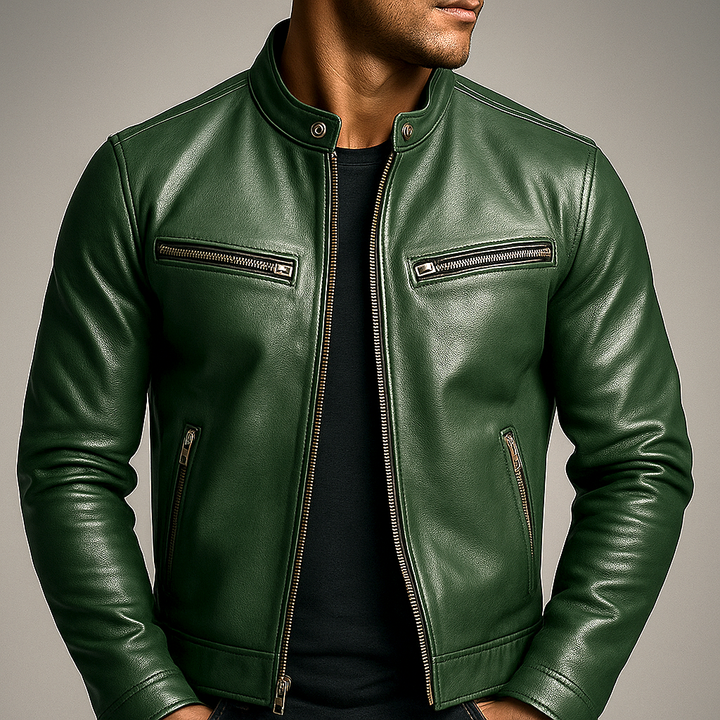 Men's Classic and Elegant Zip-Up Jacket