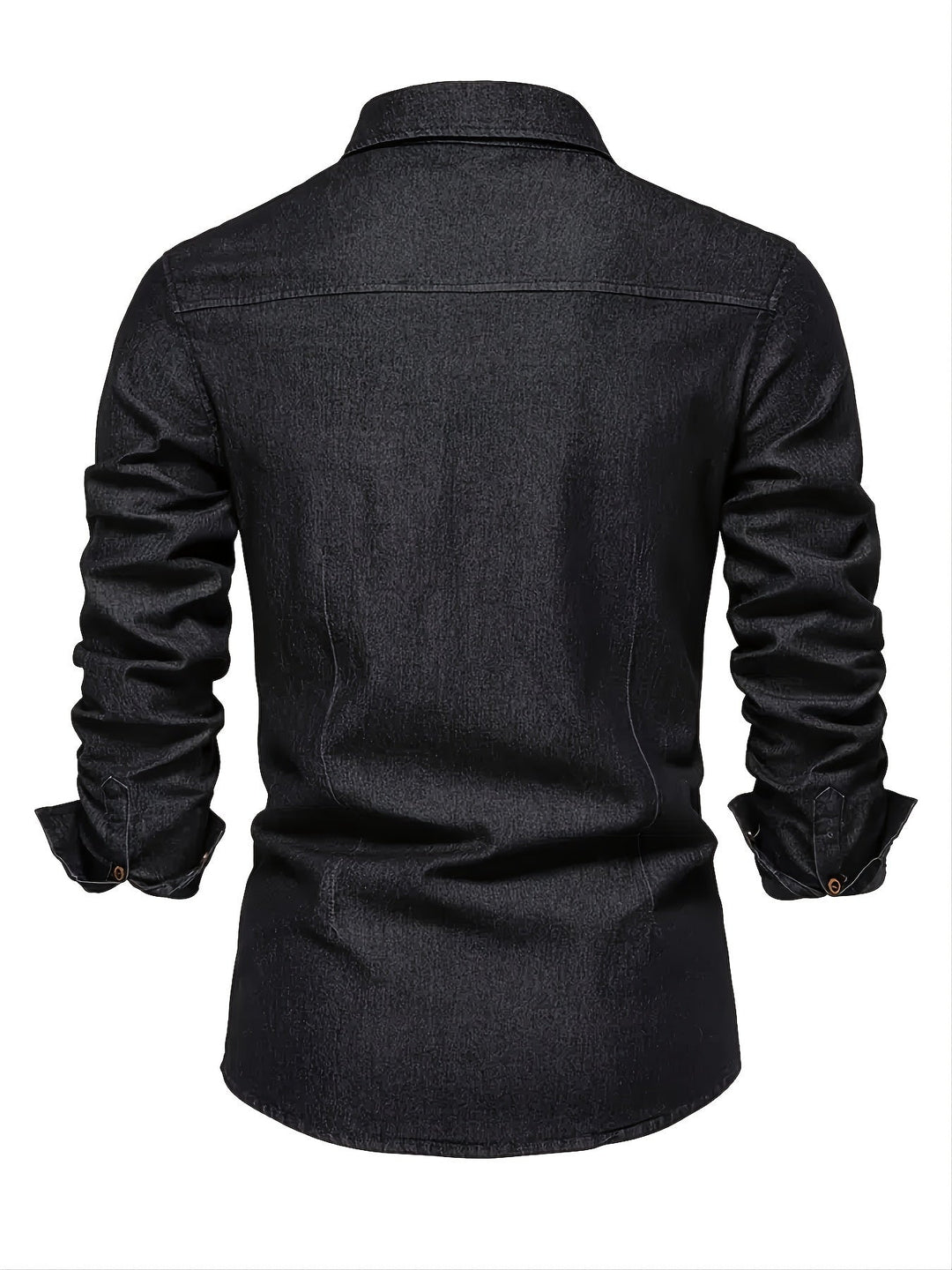 Men's Cotton Blend Denim Shirt
