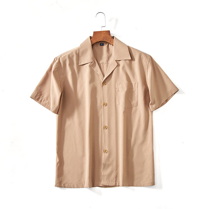 Men's Cuban Collar Summer Shirt