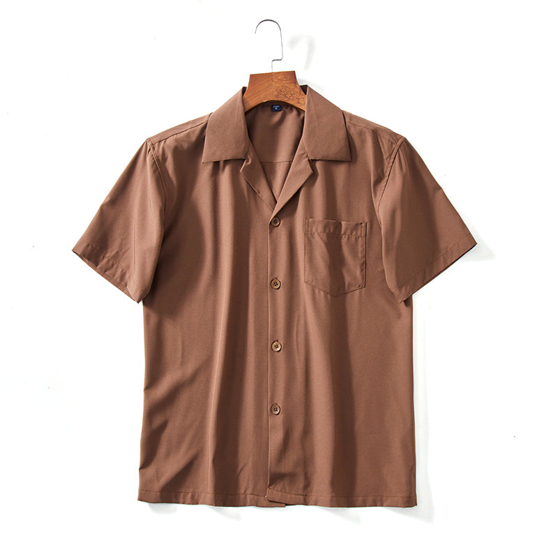 Men's Cuban Collar Summer Shirt