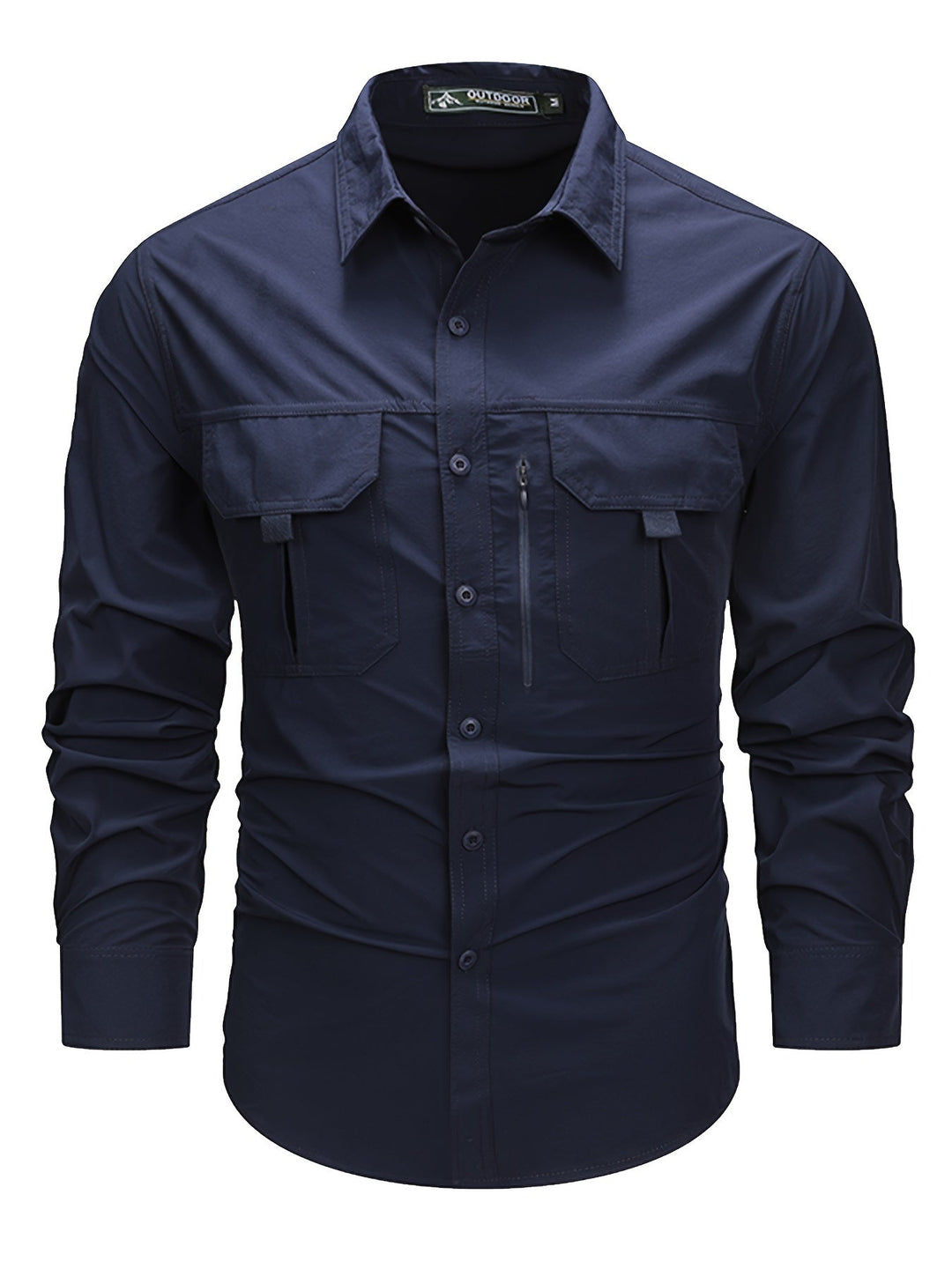 Men's Long Sleeve Cargo Shirt