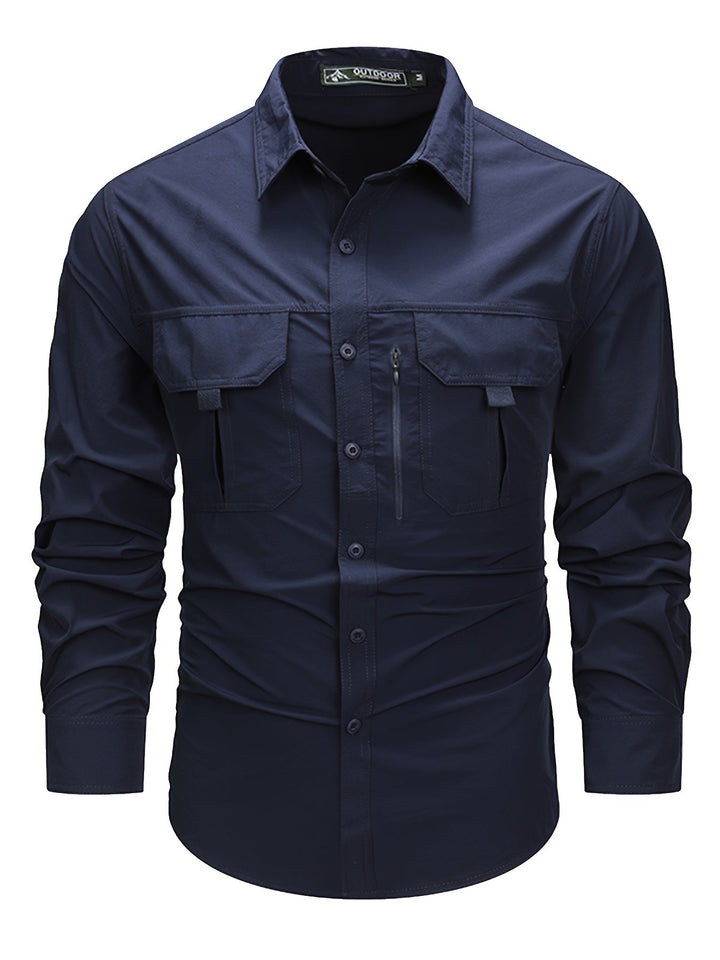 Men's Long Sleeve Cargo Shirt