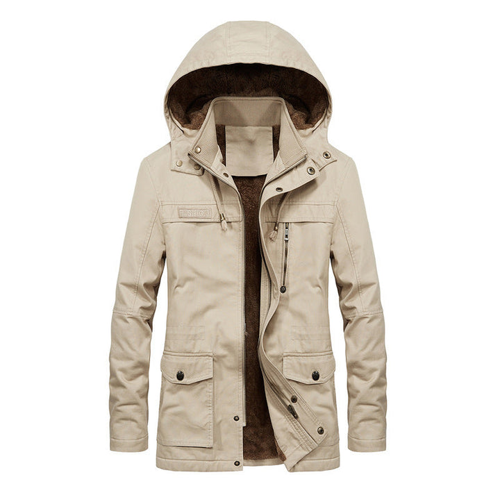 Men's Cotton Zip Front Jacket
