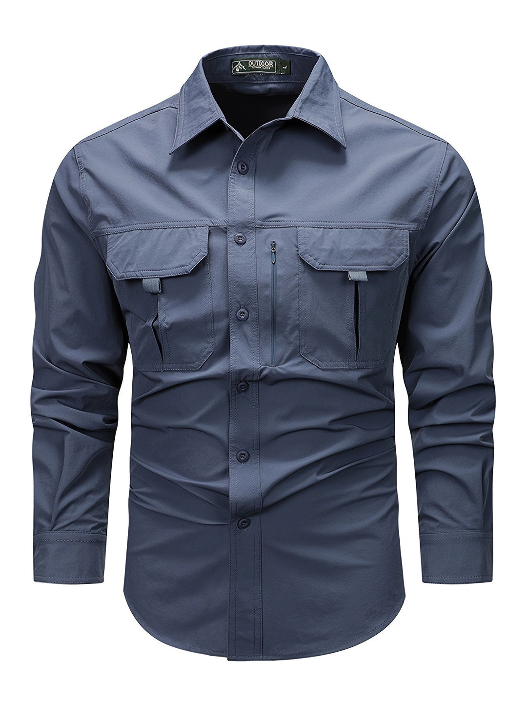 Men's Long Sleeve Cargo Shirt