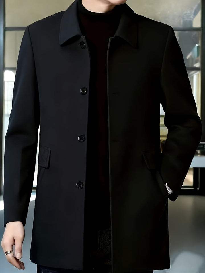 Men's Fleece Lapel Jacket