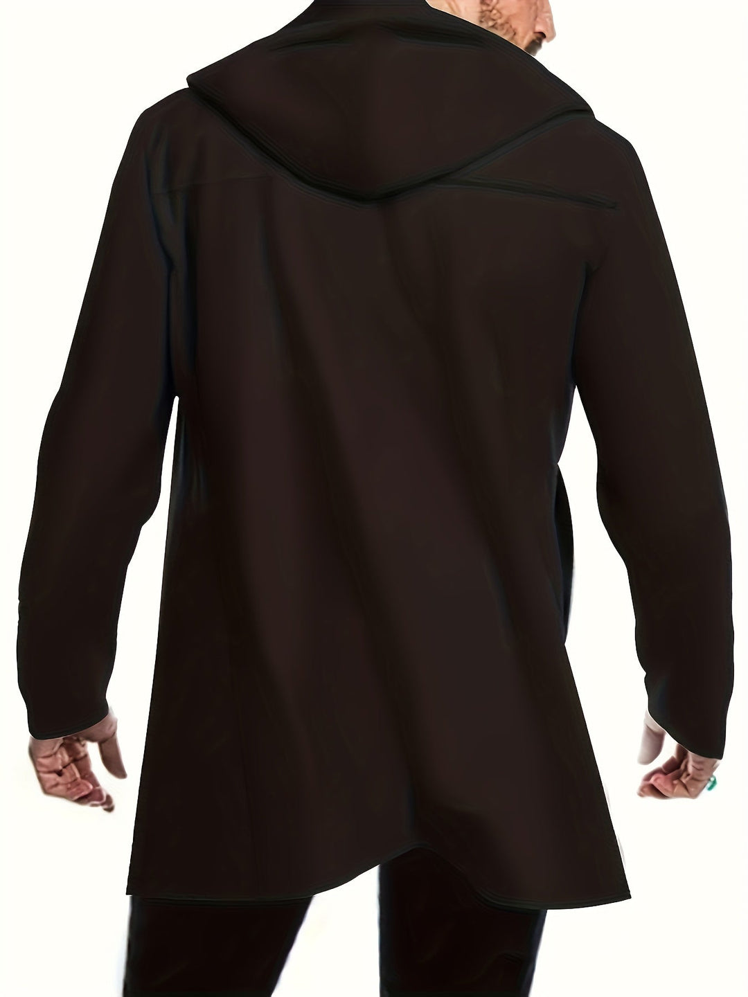 Men's Tweed Hooded Coat