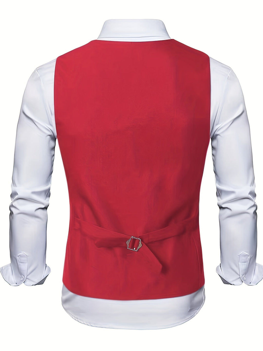 Men's Collarless Polyester Vest