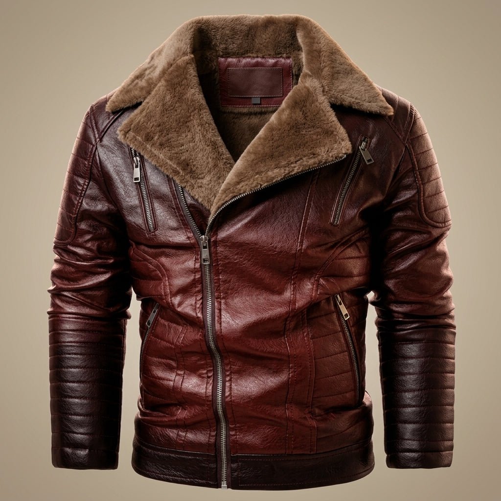 Niccolo Fur Leather Jacket