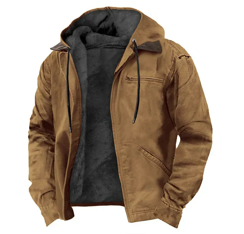 Men'S Fall Hooded Jacket