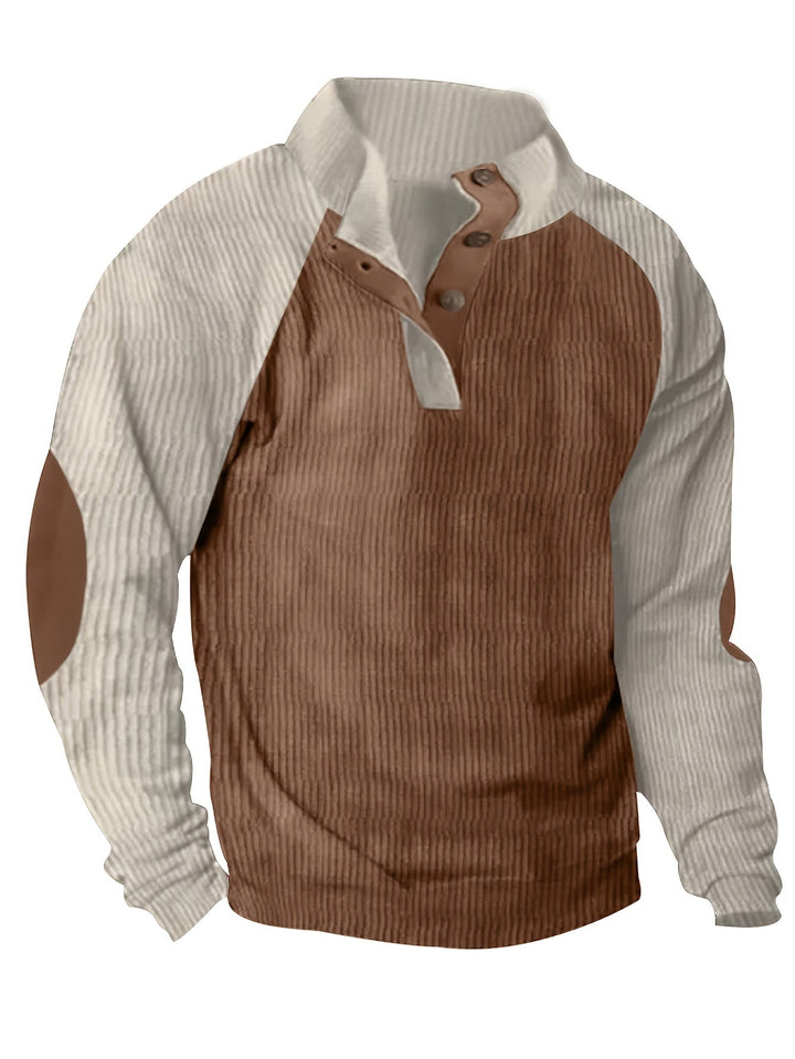 Men's Color Block Knit Shirt