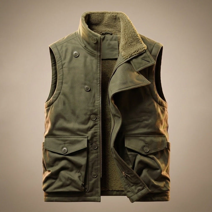 Hayes Asymmetrical Fleece Vest