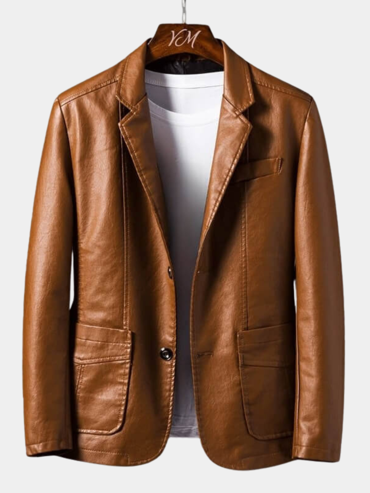 Men's Tailored Leather Jacket