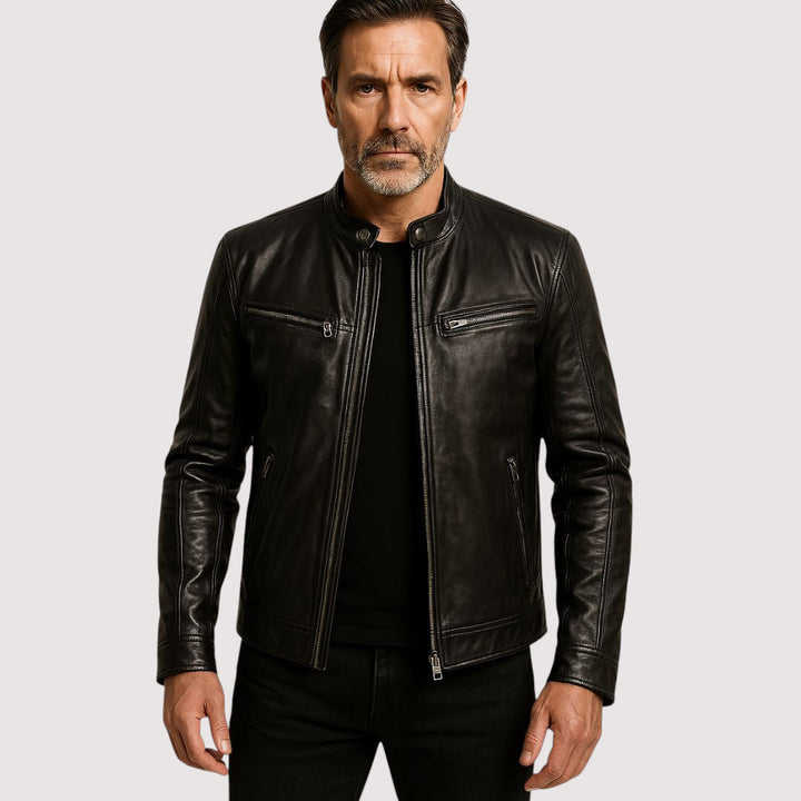 Men's Faux Leather Jacket