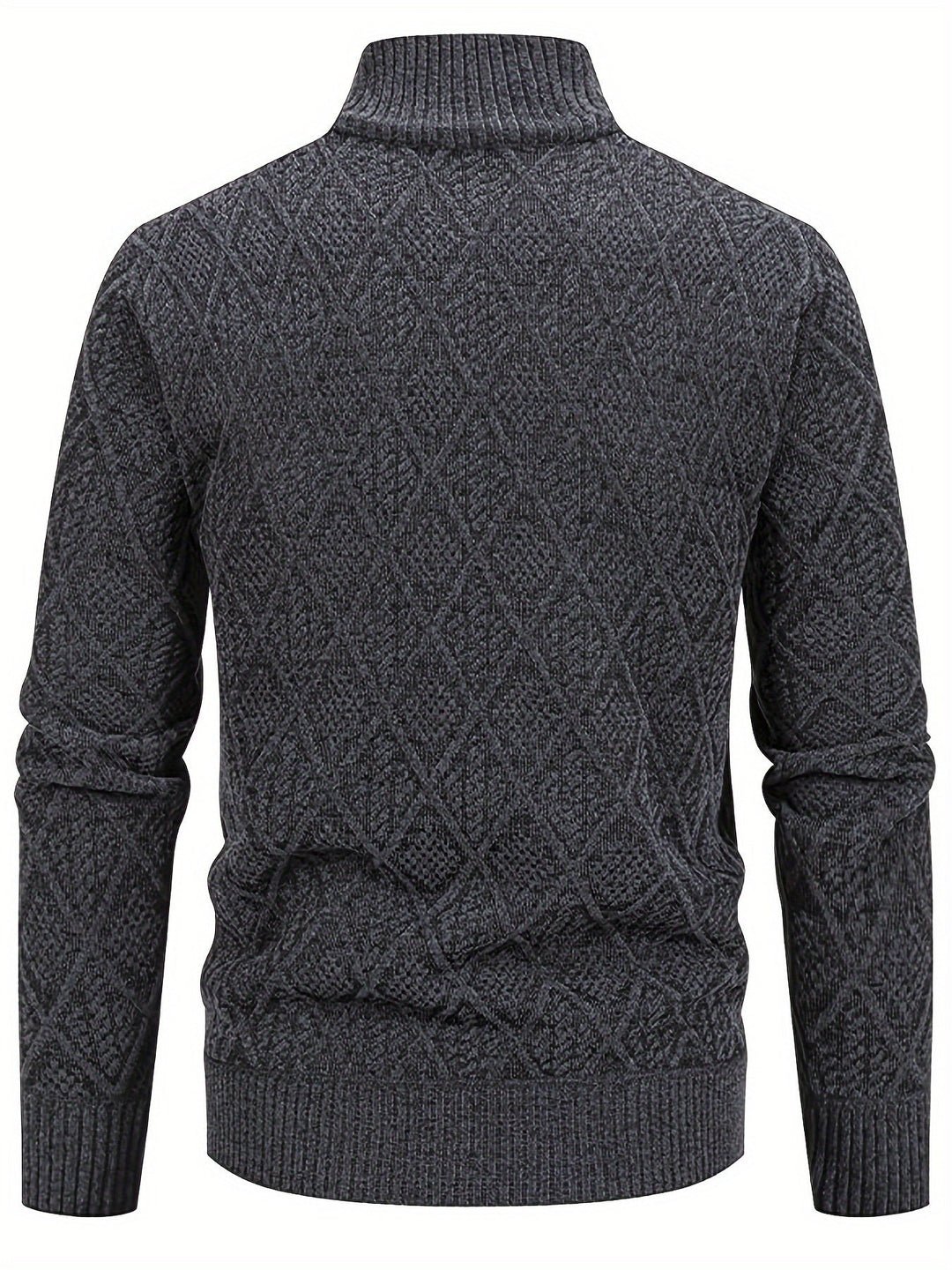 Men's Geometric Knit Cardigan