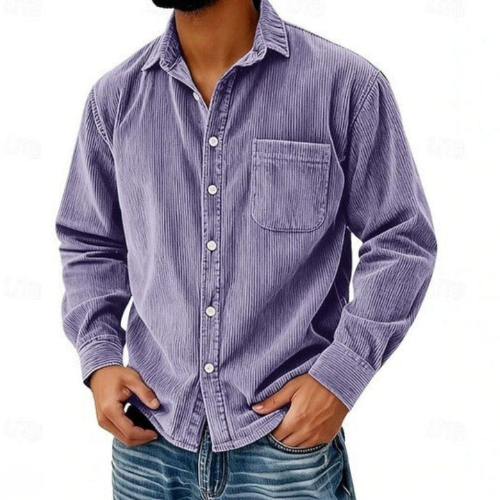 Men's Corduroy Buttoned Shirt