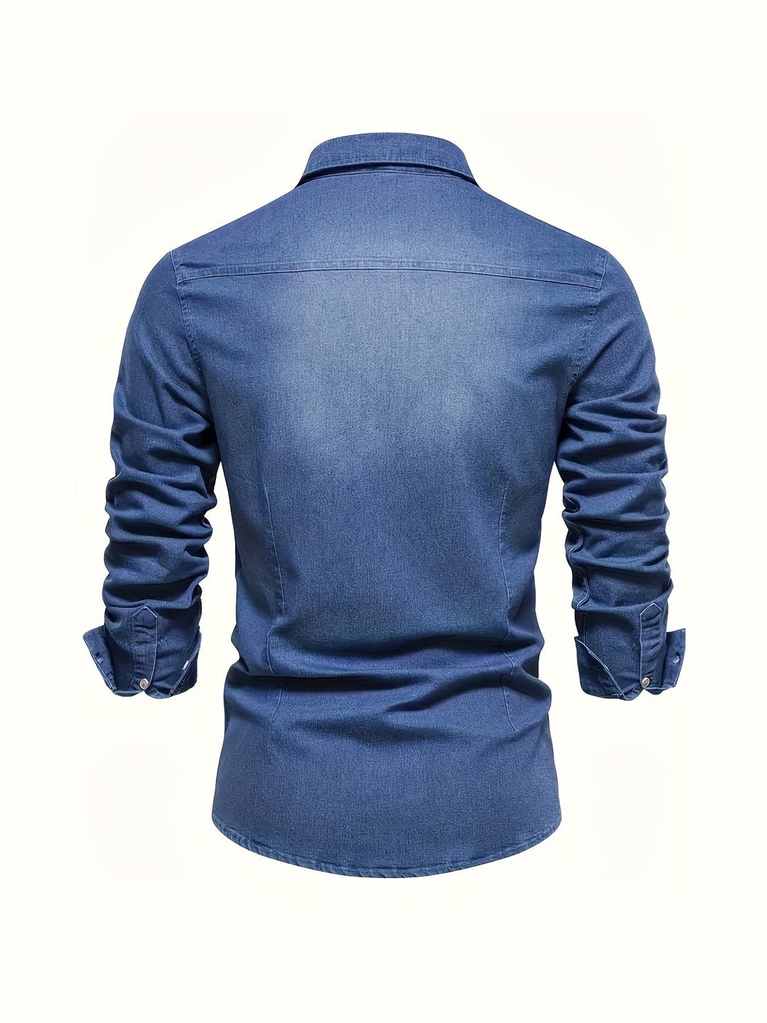 Men's Cotton Blend Denim Shirt