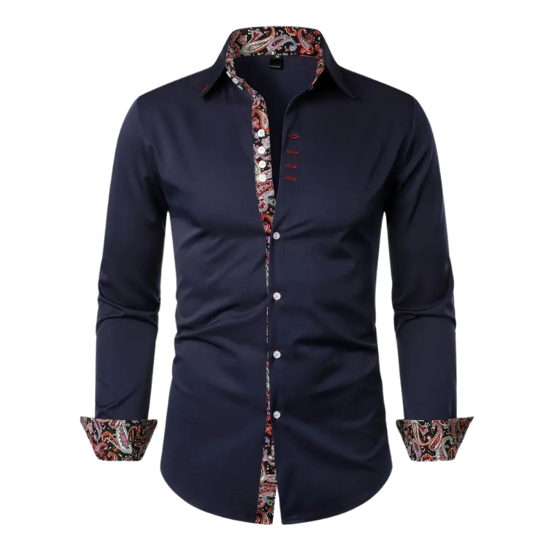 Men's Paisley Slim Shirt