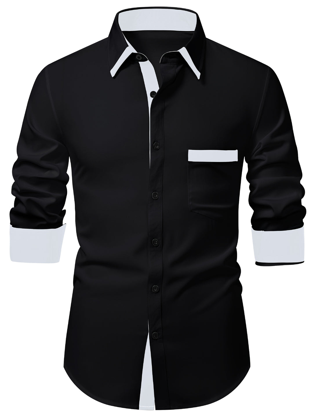 Men's Contrast Panel Shirt