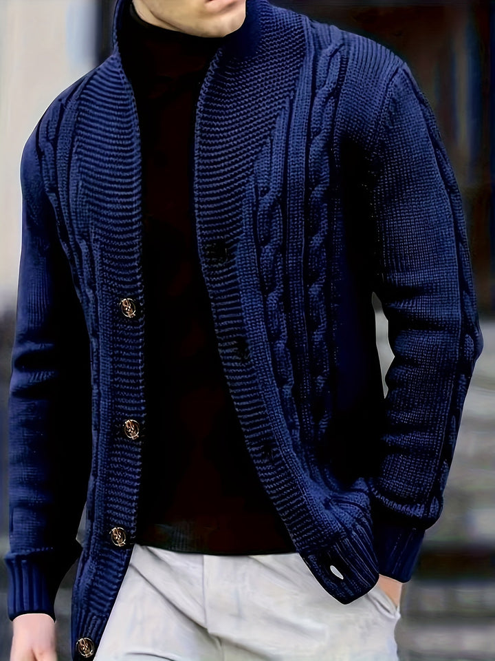 Men's Cable Knit PUllover Sweater