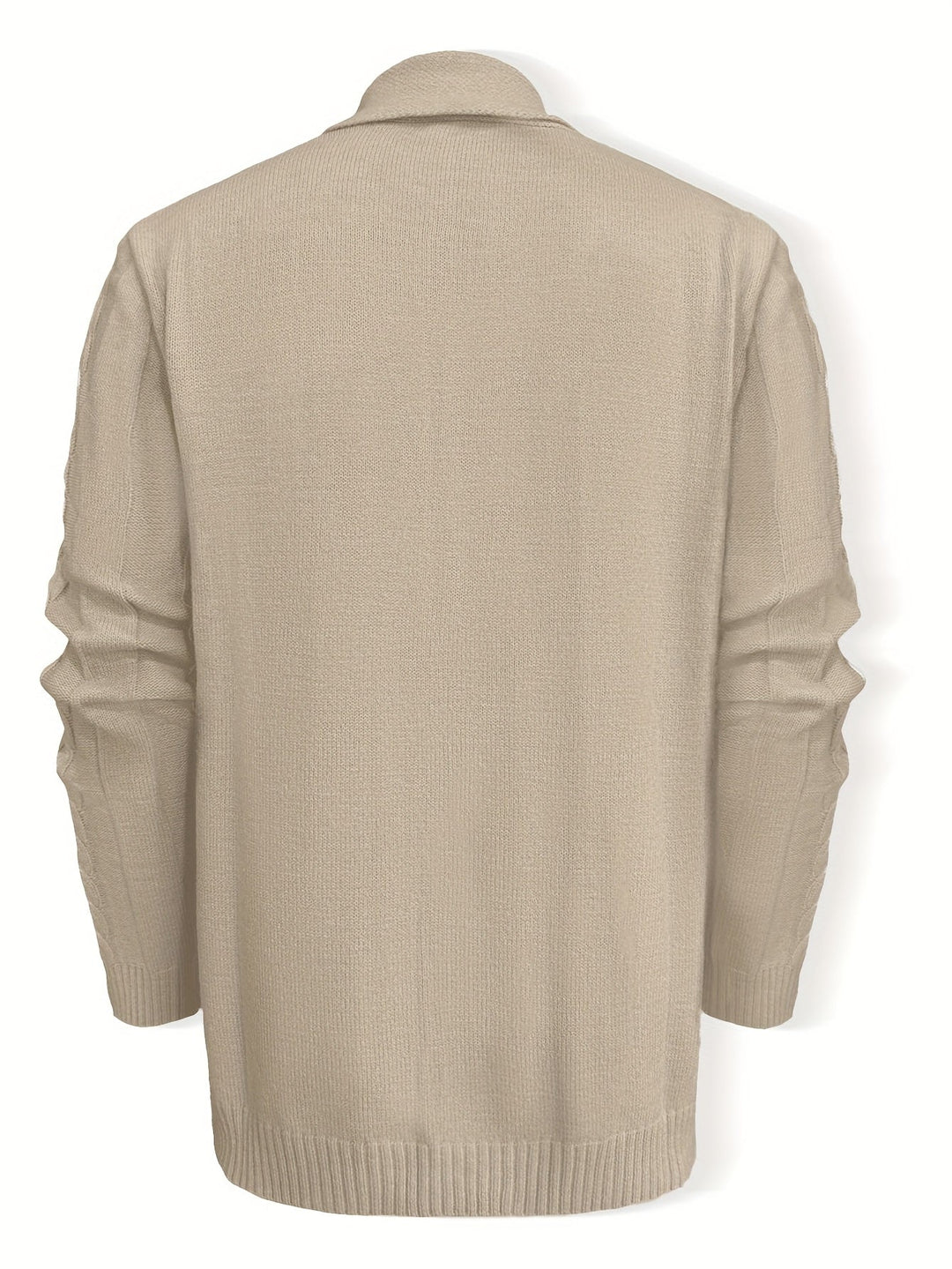 Men's Textured Knit Cardigan
