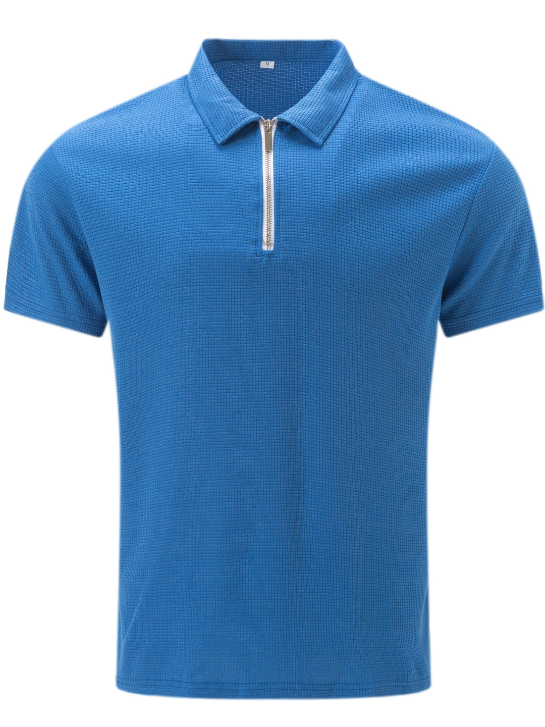 Men's Zipper Short Sleeve Shirt