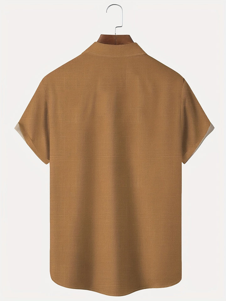 Men's Retro Print Shirt