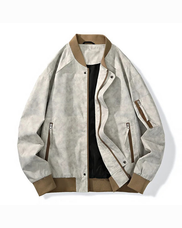 Stonewash Bomber Jacket