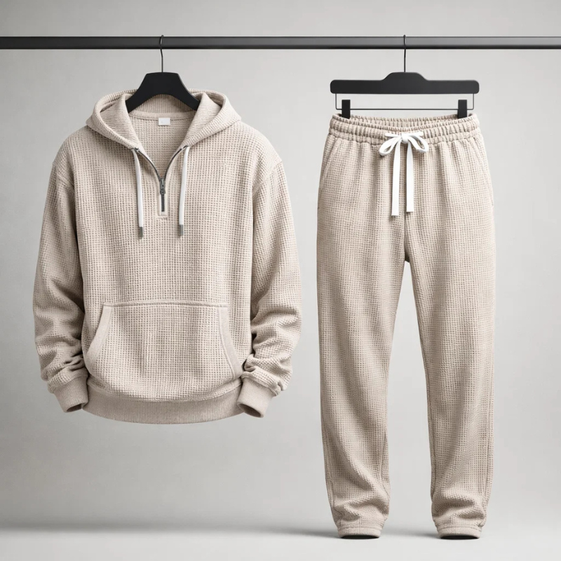 Men's Waffle Knit Set