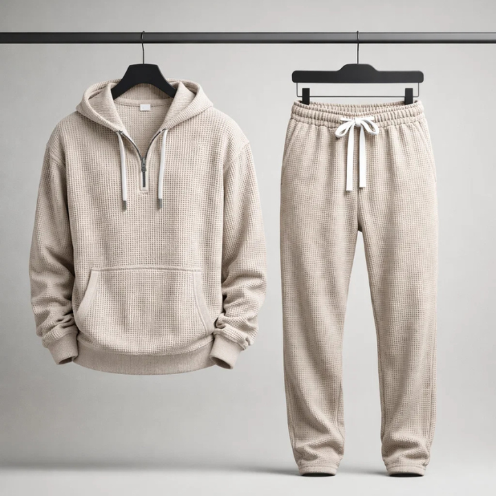 Men's Waffle Knit Set
