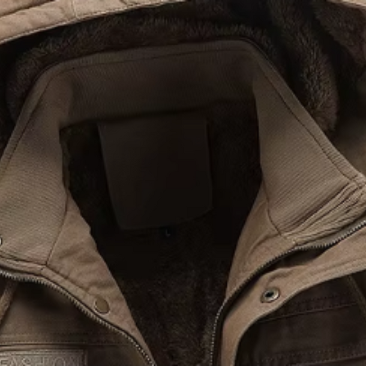Men's Cotton Zip Front Jacket
