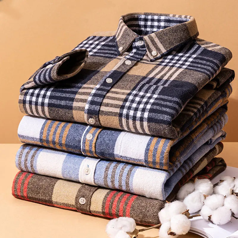 Men's Brushed Flannel Shirt