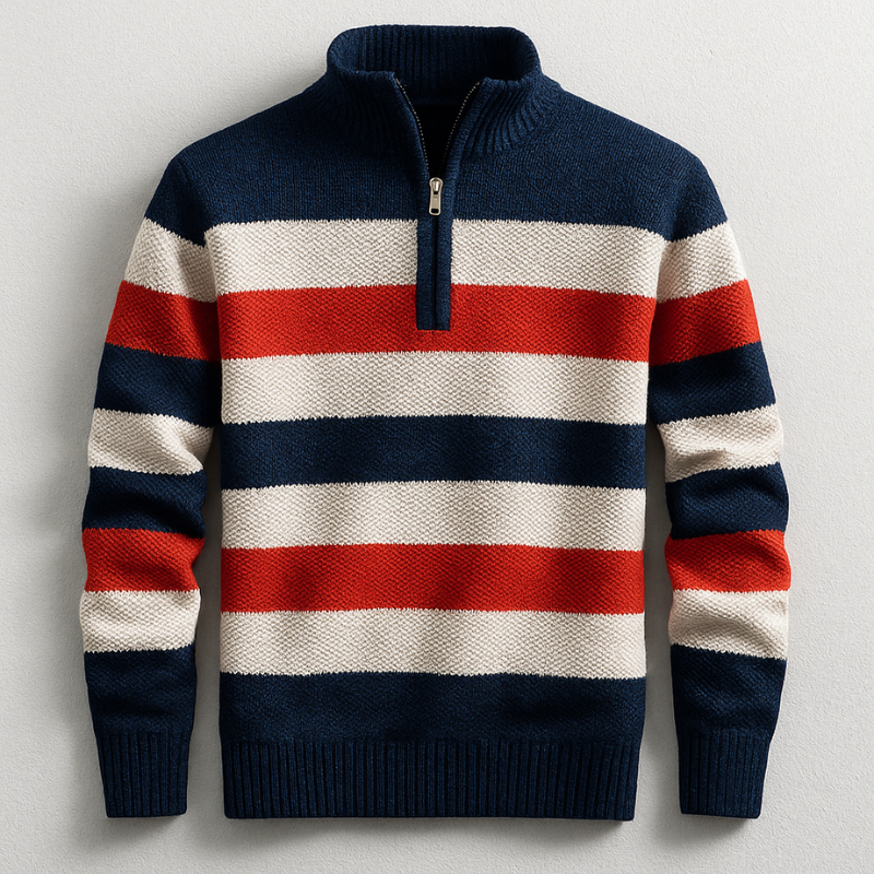 Men's Elegant Zip PUllover