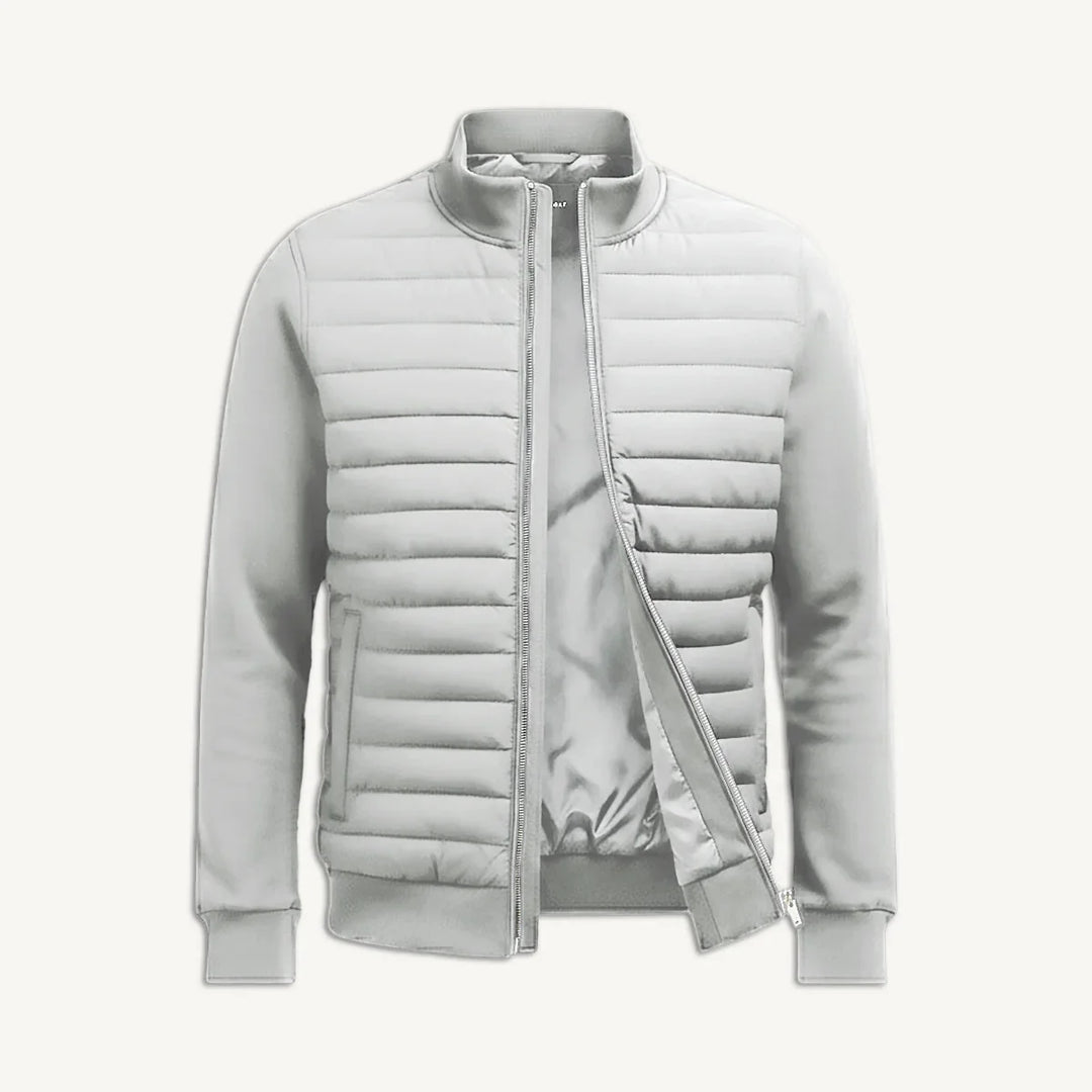Men's Quilted Bomber Jacket – Lightweight Everyday Comfort
