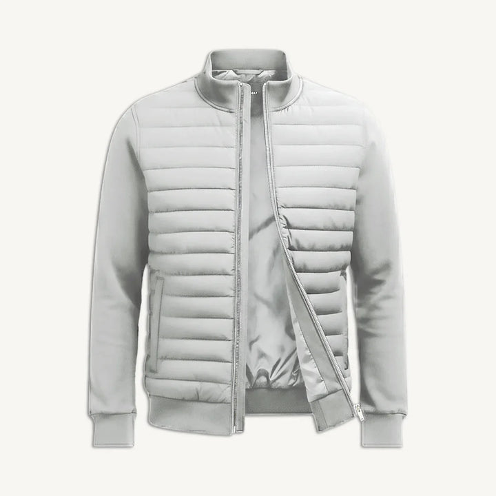 Men's Quilted Bomber Jacket – Lightweight Everyday Comfort