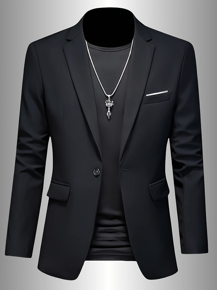 Men's Skinny Lapel Blazer