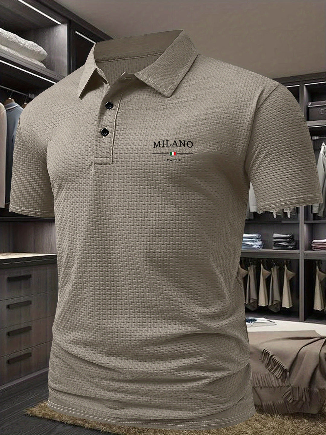 Men's Geometric Print Shirt