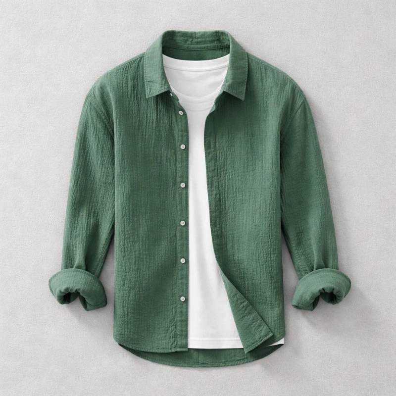 Men's Gauze Cotton Shirt