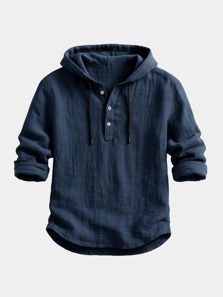 Luxury Men'S Hooded Shirt