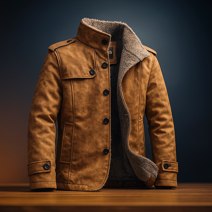 Men'S Suede Coat