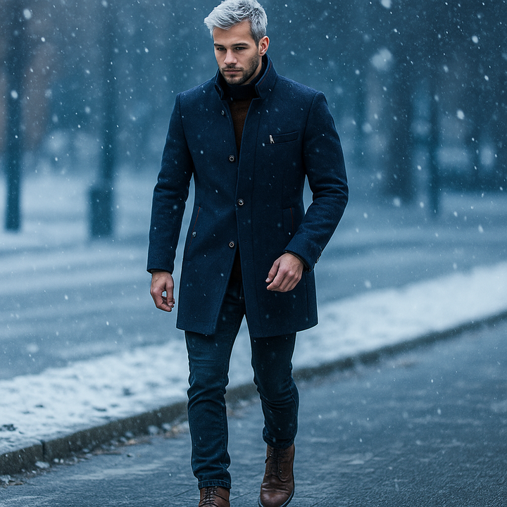 Men's Wool Blend Coat