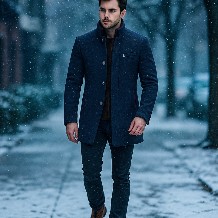 Men's Wool Blend Coat