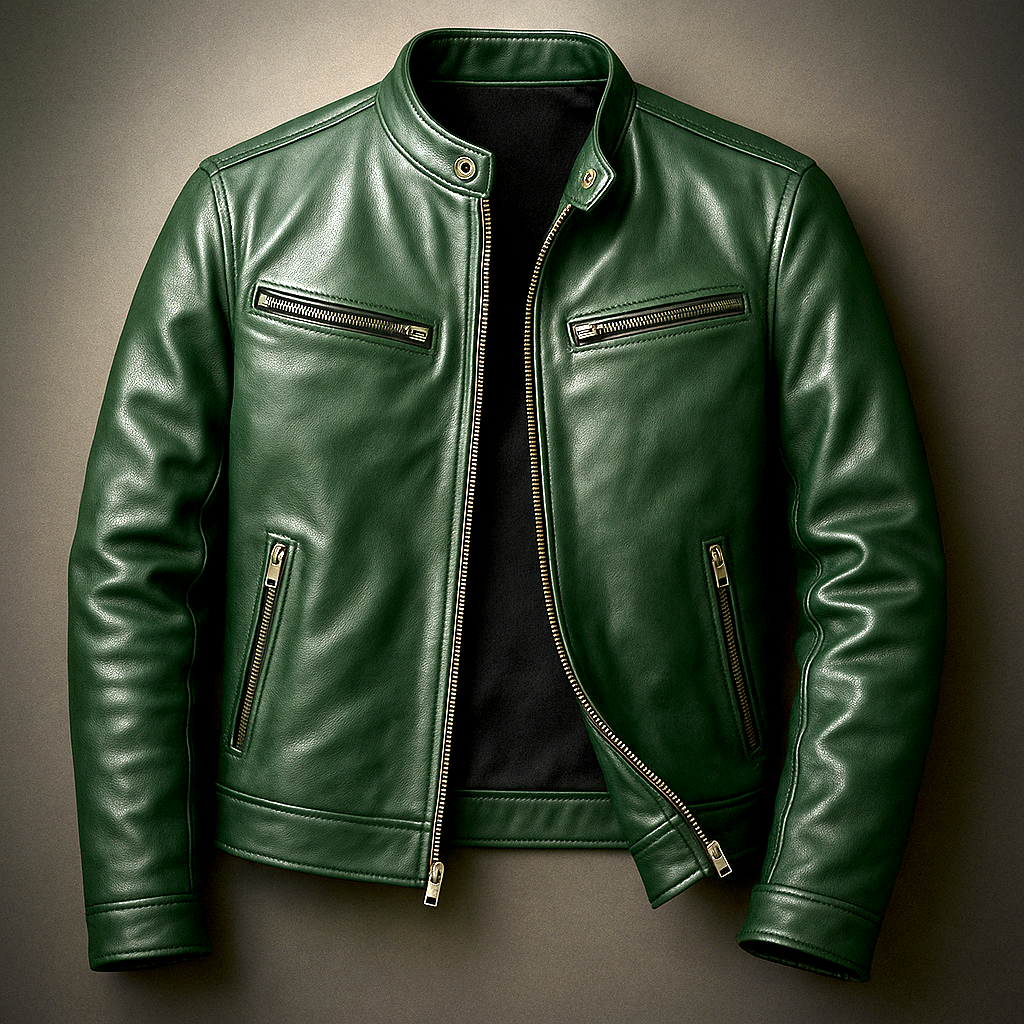 Men's Classic and Elegant Zip-Up Jacket