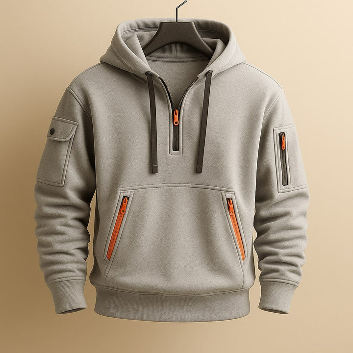 Men's Half-Zip Fleece Hoodie