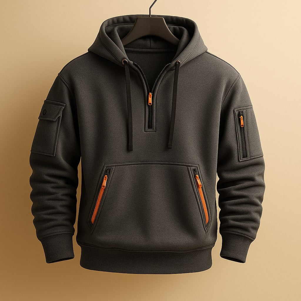 Men's Half-Zip Fleece Hoodie