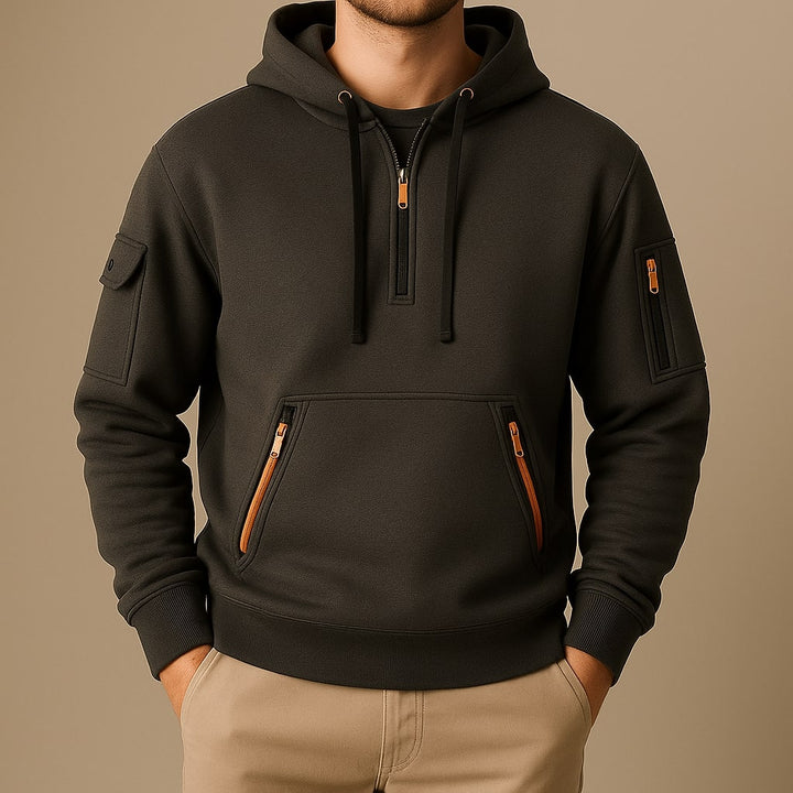 Men's Half-Zip Fleece Hoodie