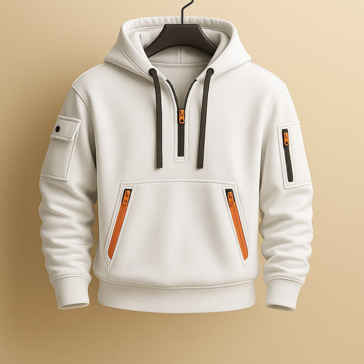 Men's Half-Zip Fleece Hoodie