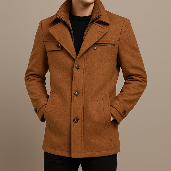 Men's Long Wool Coat