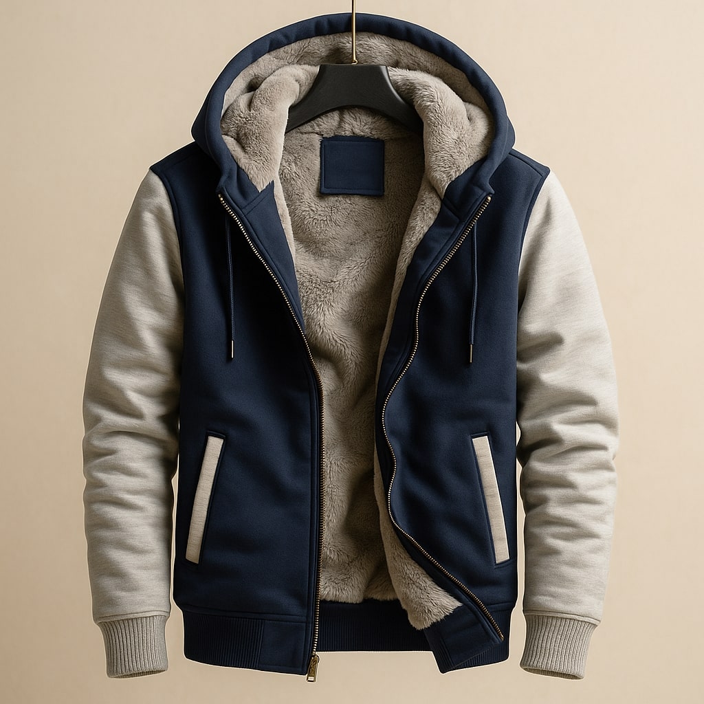 Men's Double-Layered Hooded Jacket